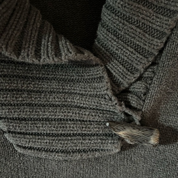 Ralph Lauren Women's Khaki Green Cowl Neck Sweater - Picture 3 of 7